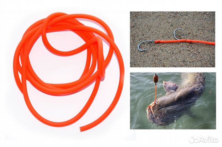 Кембрик силиконовый, 0,3х0,5 мм; Оранжевый, 1м