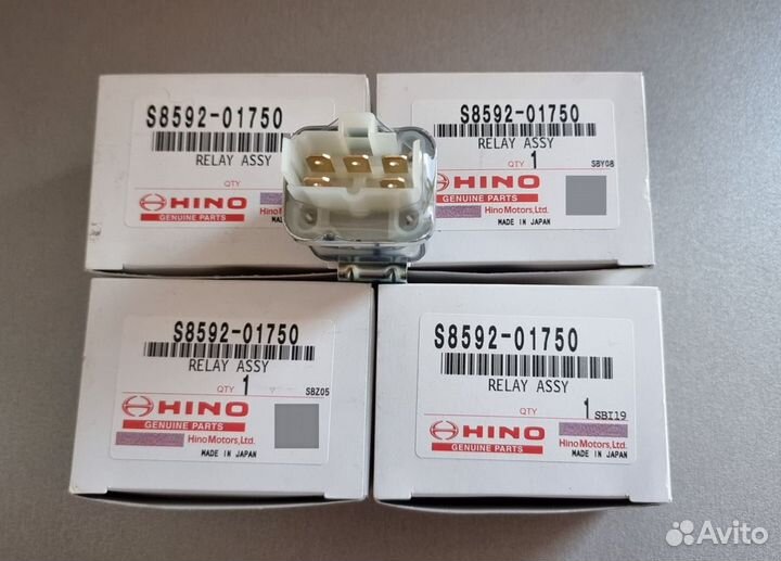 S8592-01750, S859201750, Relay Ass'y, Реле Hino