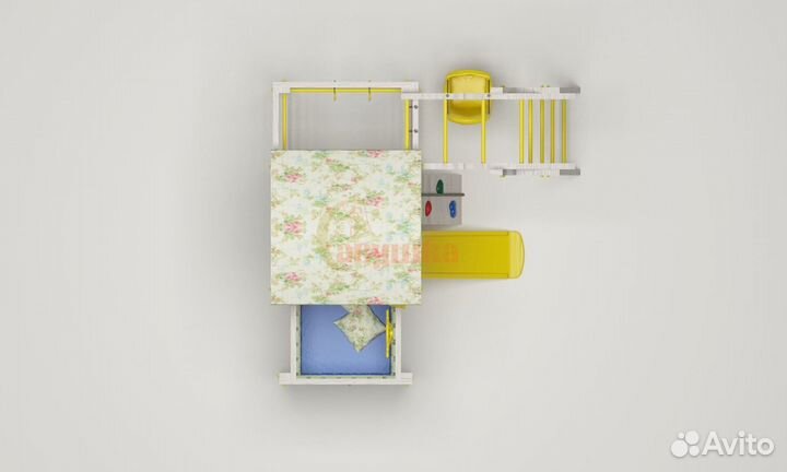 Игровой комплекс Савушка Baby 2 оливковый