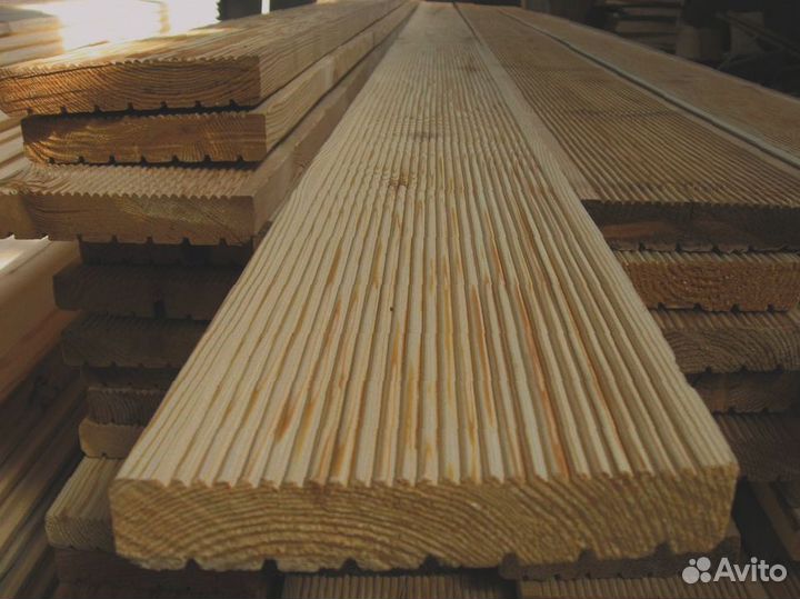 Шлифованные доски лиственницы 30x160 мм, равномерн