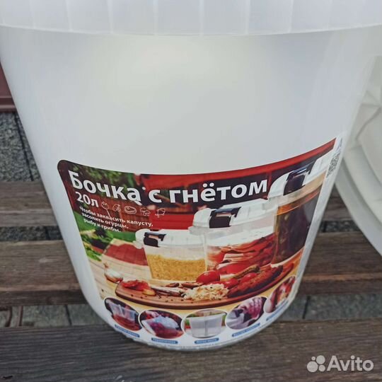 Бак с гнетом для засолки