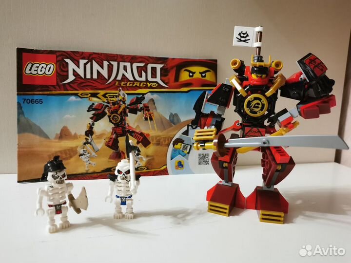 Lego Ninjago Роботы Ллойд 71781, Ния 70665