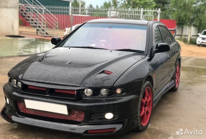 Накладка на передний бампер Dolphin Galant 8