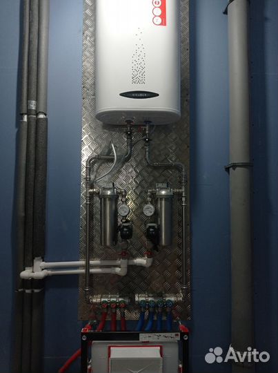 Монтаж отопления и водоснабжения / Теплый пол