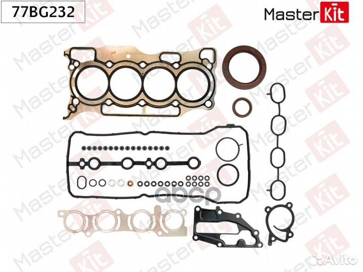 Комплект прокладок двигателя Nissan qashqai / Q