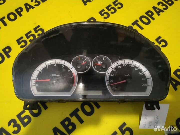 Chevrolet Aveo T250 Панель приборов 96652442