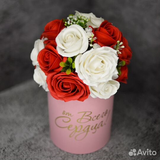 Мыльные букеты, цветы из мыла