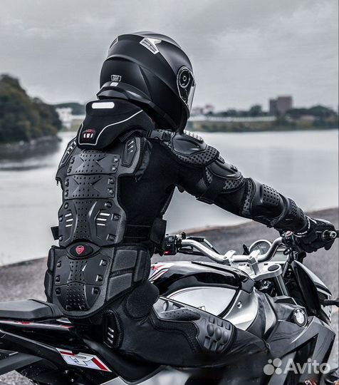 Мотоциклетная черепаха с защитой шеи