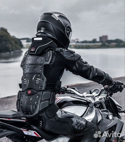 Мотоциклетная черепаха с защитой шеи