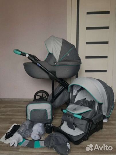 Коляска 3 в 1 bebe mobile Marconi