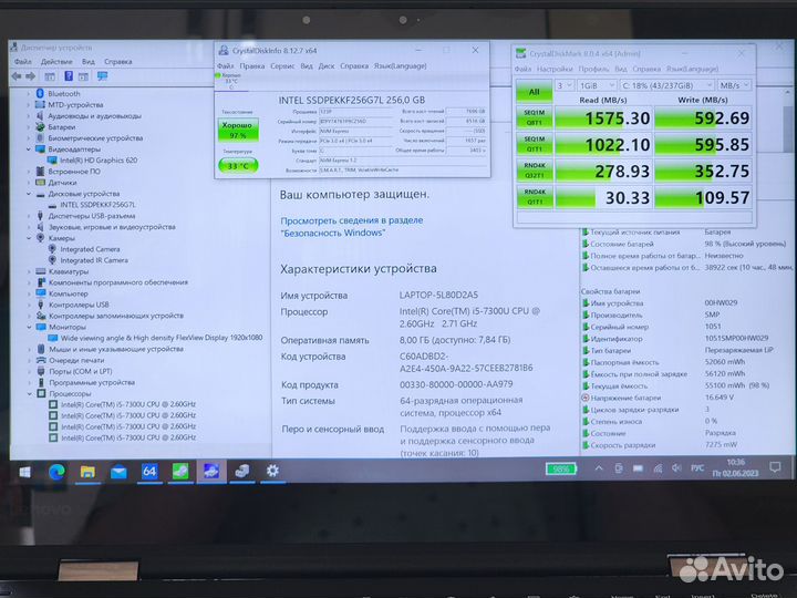 Гибридный бук 4-в-1 трансформер ThinkPad X1 Yoga 2
