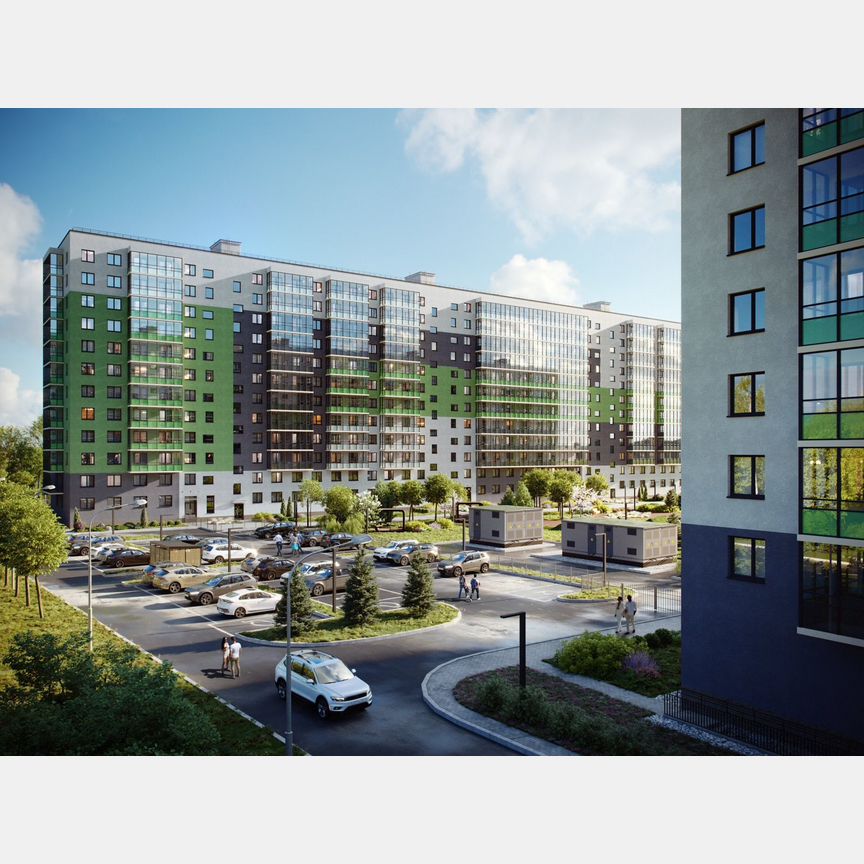 1-к. квартира, 35,9 м², 8/12 эт.