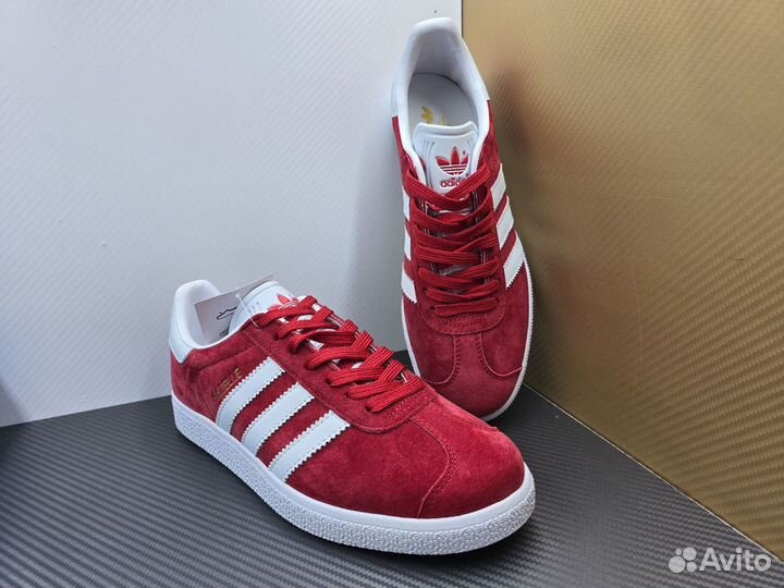 Кеды Adidas Gazelle красные