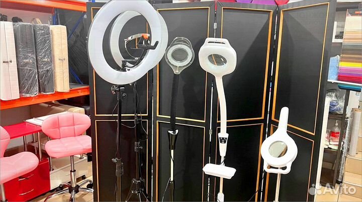 Кольцевая лампа со штативом