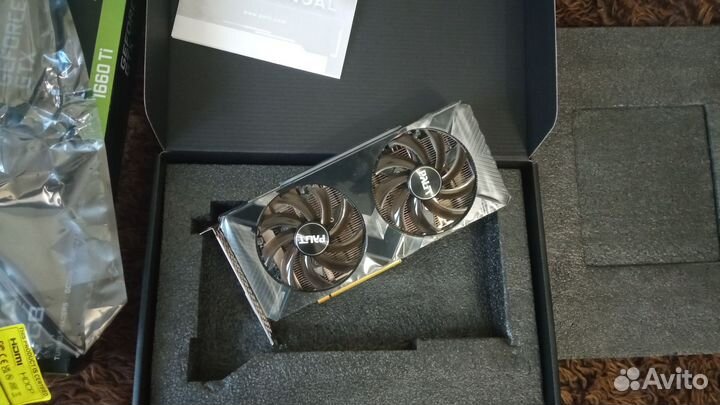 GTX 1660 ti Palit Гарантия