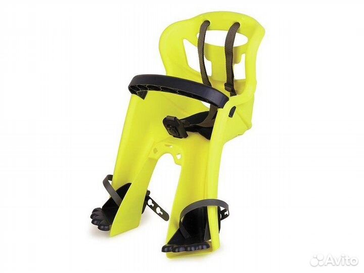 Велокресло bellelli Tatoo HandleFix, жёлтое Hi-Viz