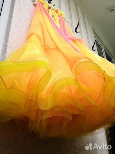 Платье спортивные бальные танцы стандарт Ю 2 - мол