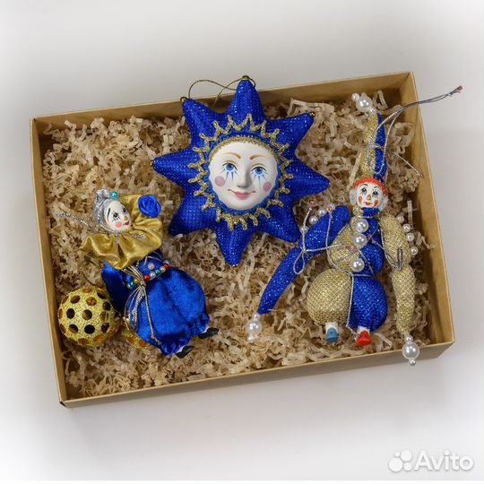 Новогодние игрушки эксклюзив клоуны