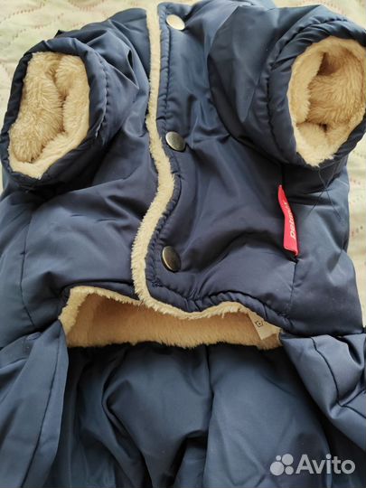 Пальто зимнее для мелких собак