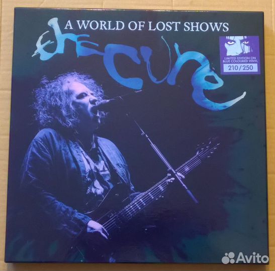 The Cure A world OF lost shows 3LP blue vinyl box