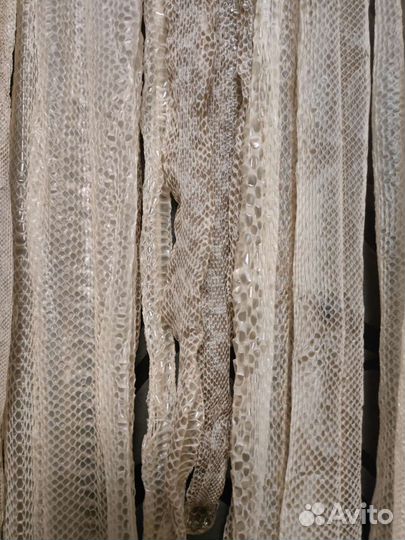 Выползки змей, шкуры, кожа