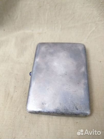 Портсигар дореволюционный серебро 84