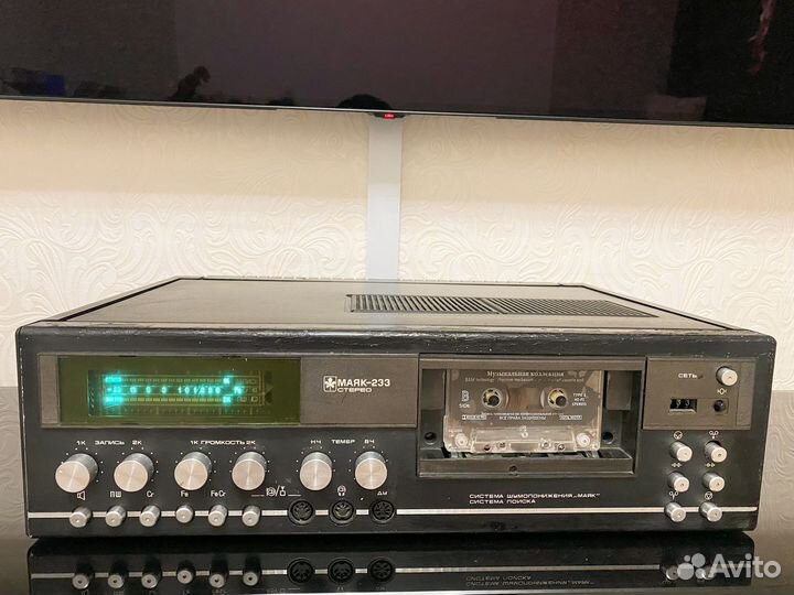Кассетная дека Маяк 233