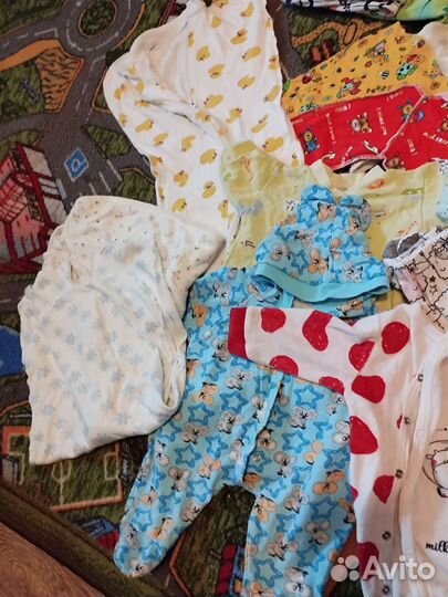 Вещи на новорождённого от 50 р до 74