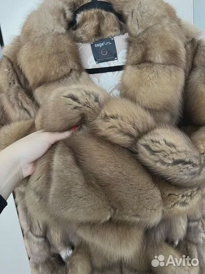 Шуба канадская куница под соболя размер м
