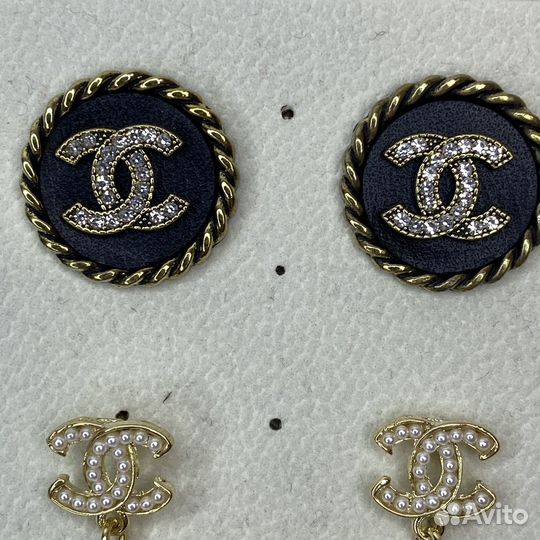 Серьги chanel