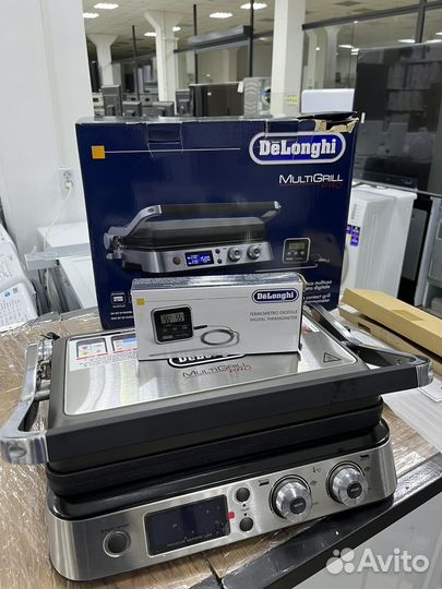 Гриль DeLonghi CGH 1012D.SP термощуп