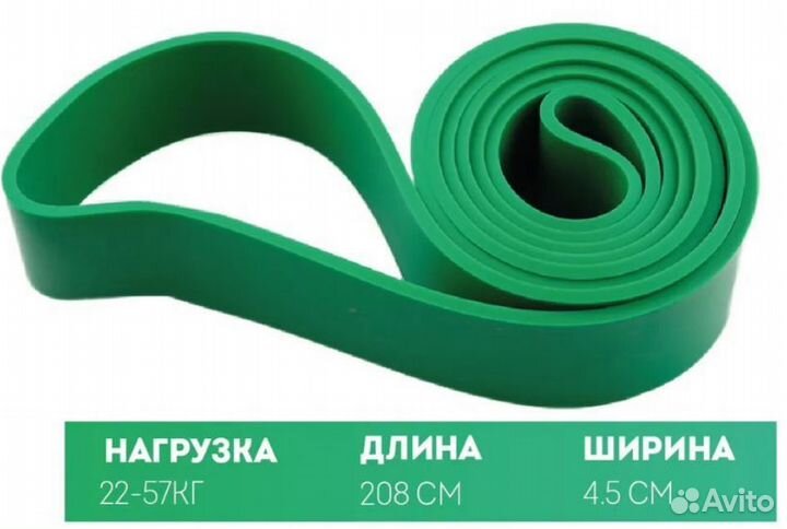 Резинка для фитнеса эспандер ленточный