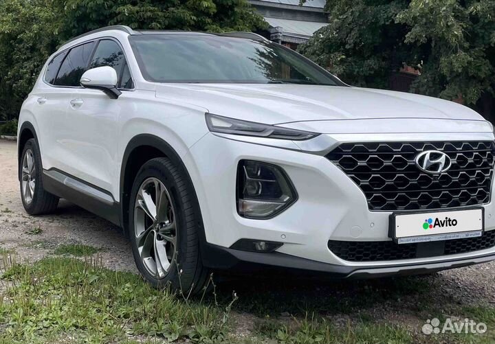 Hyundai Santa Fe 2.2 AT, 2019, 202 000 км