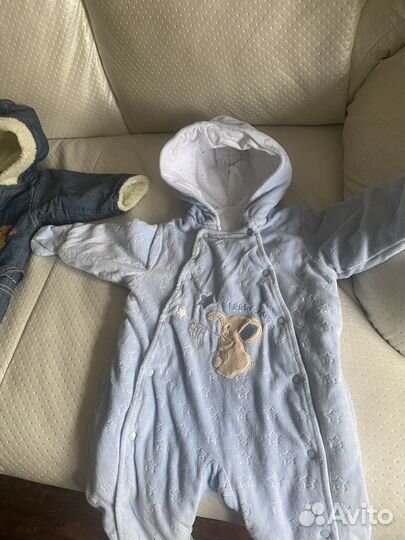 Утепленый демисезонный комбинезон