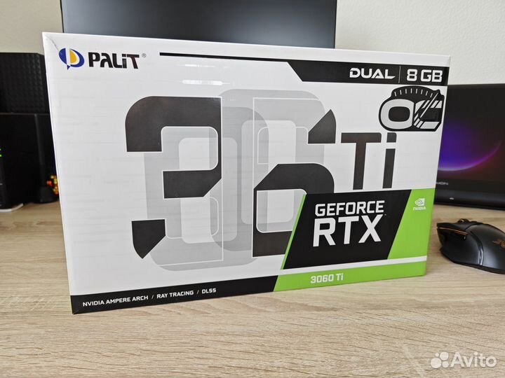 Видеокарта Palit GeForce RTX 3060 Ti Dual OC