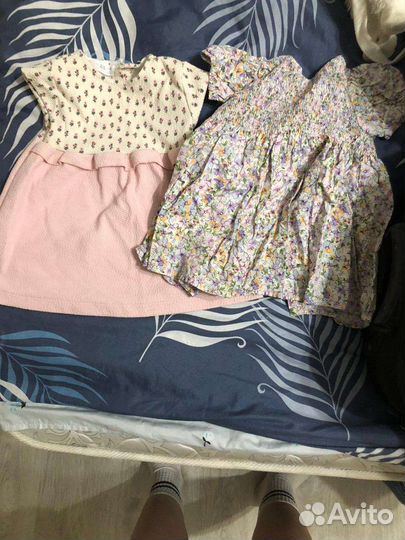 Детские вещи пакетом для девочки от 0 до 12 мес