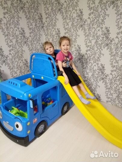 Игровая площадка Автобус - горка Tayo 3 в 1