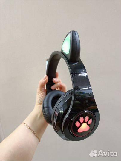 Беспроводные наушники В39 с ушками