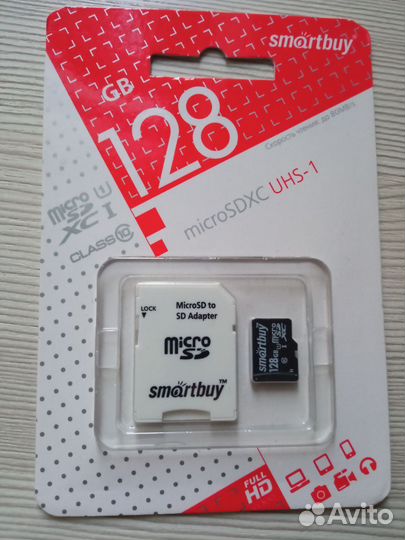 Карта памяти MicroSD 128 GB