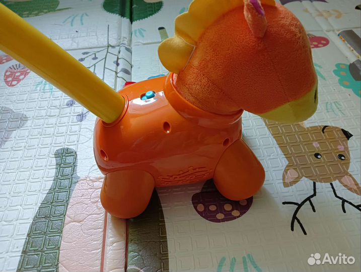 Музыкальная лошадка каталка