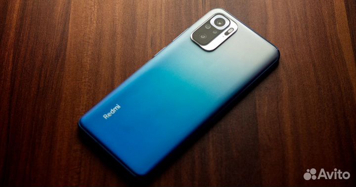 Xiaomi Redmi Note 10S NFC, новый, 6/128gb, голубой