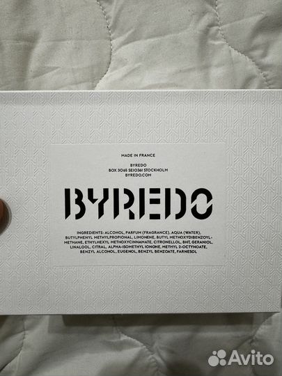 Духи byredo black saffron