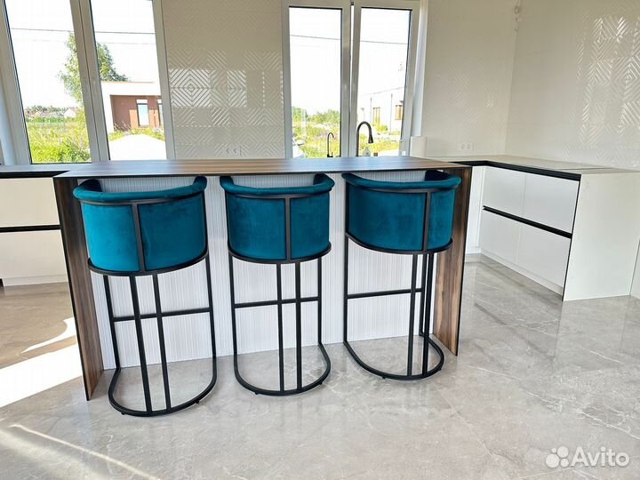 Барный стул, полу барный, обеденный стул