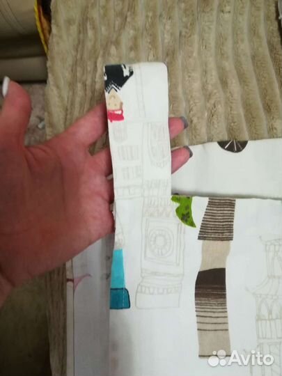 Шторы в детскую 132*234 и 4 наволочки