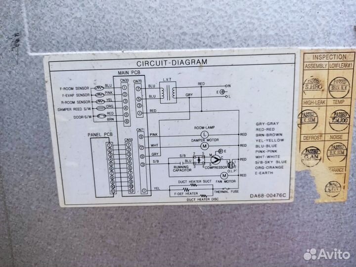 Холодильник Samsung no frost