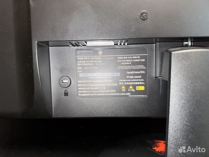 Монитор lenovo 21,5