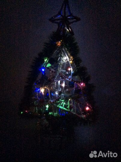 Светящаяся елка(поделка в сад или школу)