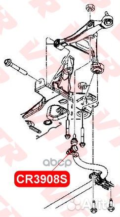 Тяга стабилизатора перед прав/лев CR3908S VTR