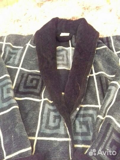 Халат махровый новый мужской р,52-54