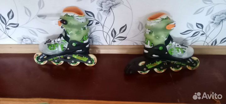 Коньки роликовые с 34-37р